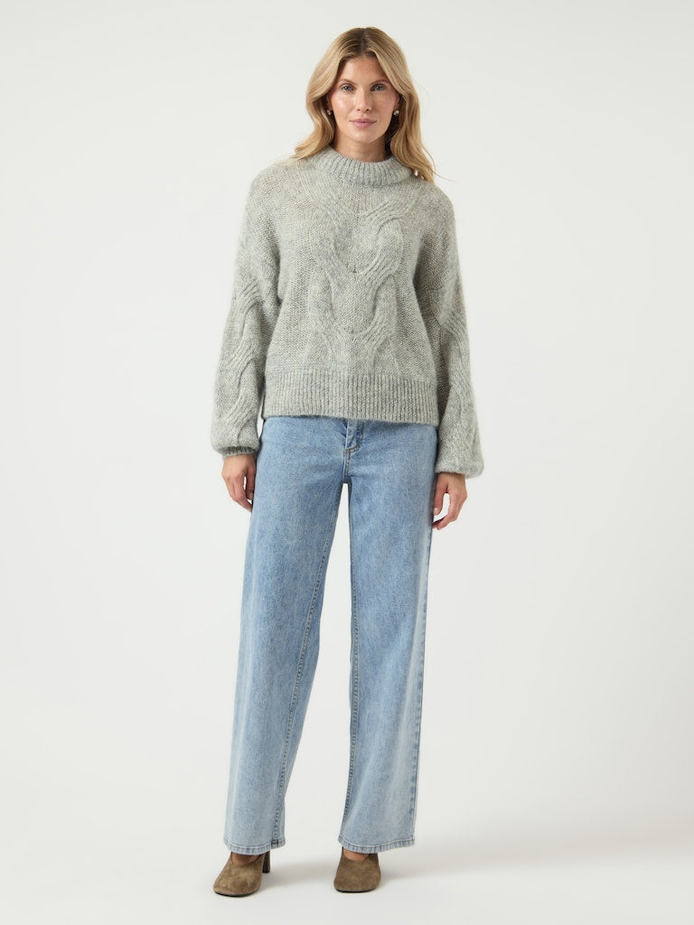 YASLURIS LS WOOL BLEND KNIT PULLOVER Neulepusero