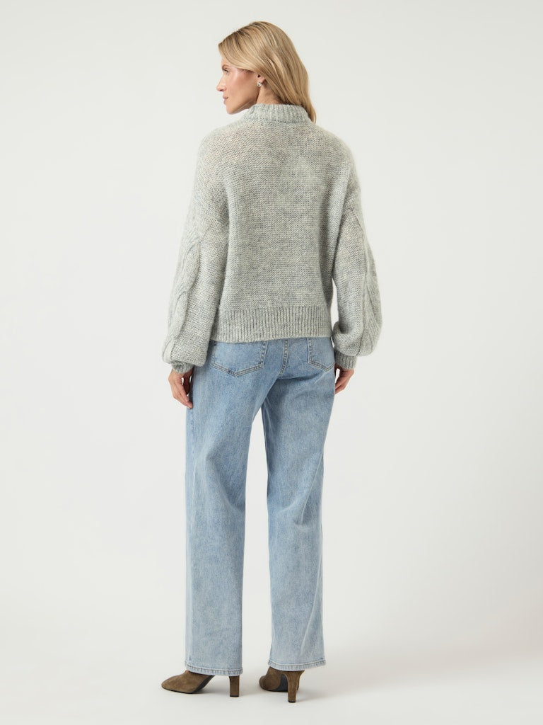 YASLURIS LS WOOL BLEND KNIT PULLOVER Neulepusero