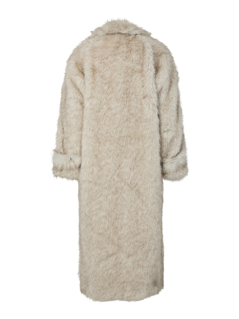 YASPAULA LS LONG FAUX FUR COAT - D2D Keinoturkistakki
