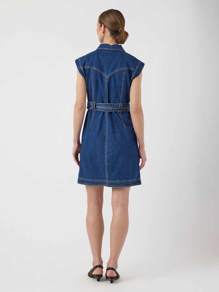 YASNEMA SL DENIM DRESS Farkkumekko