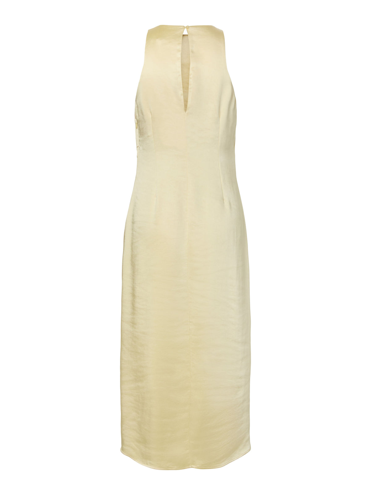 YASORCHIDA SATING LONG DRESS ANISE FLOWER-Mekko
