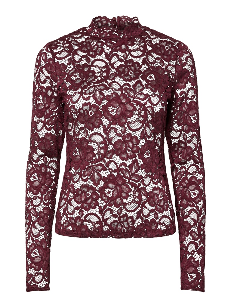 YASLACEY LS LACE TOP S. NOOS Paita