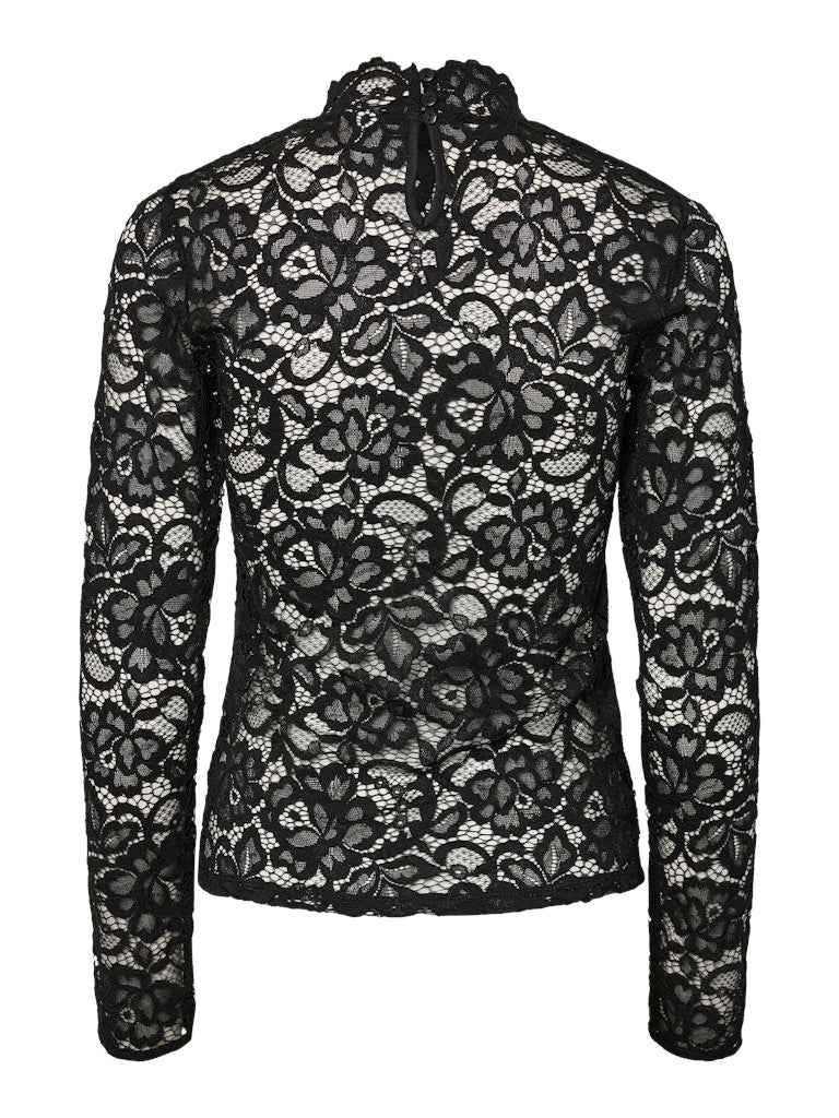 YASLACEY LS LACE TOP S. NOOS Paita