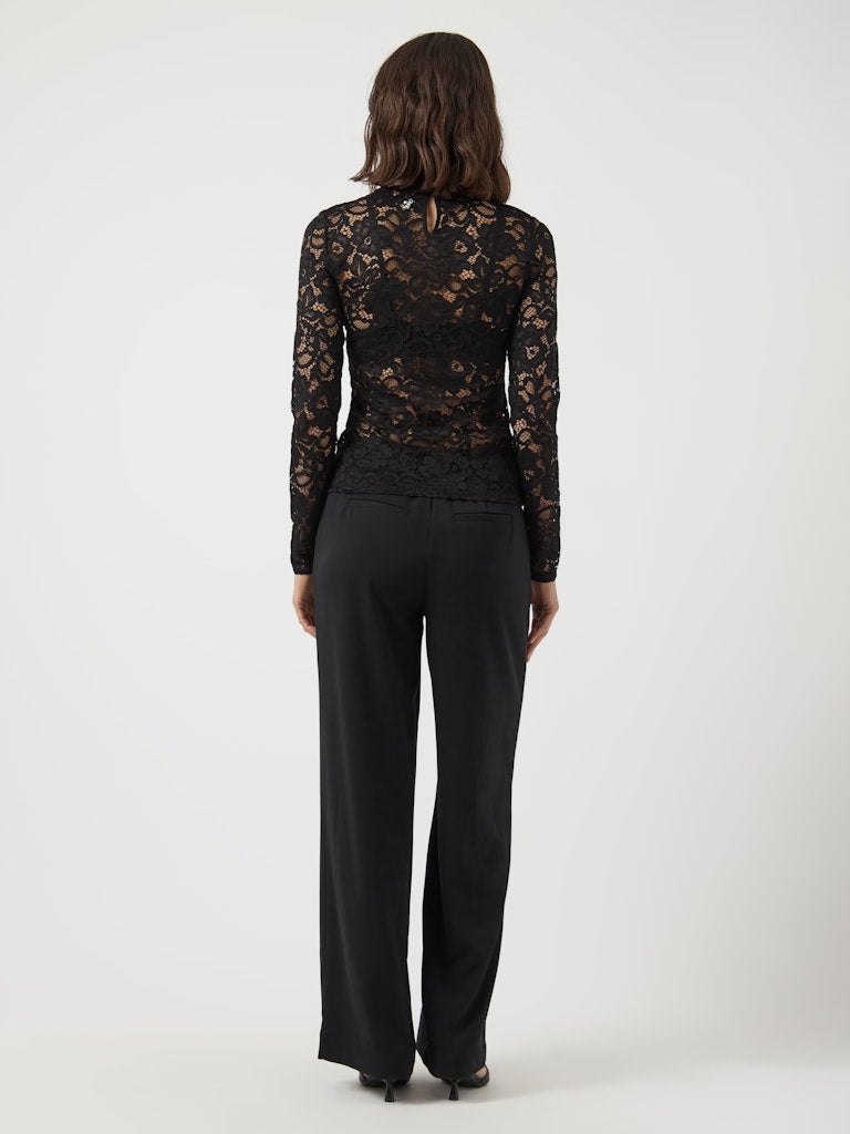 YASLACEY LS LACE TOP S. NOOS Paita