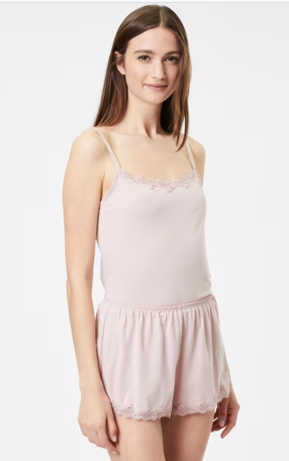 CALVIN KLEIN TQO SLVLESS SHORT SET Yöasu