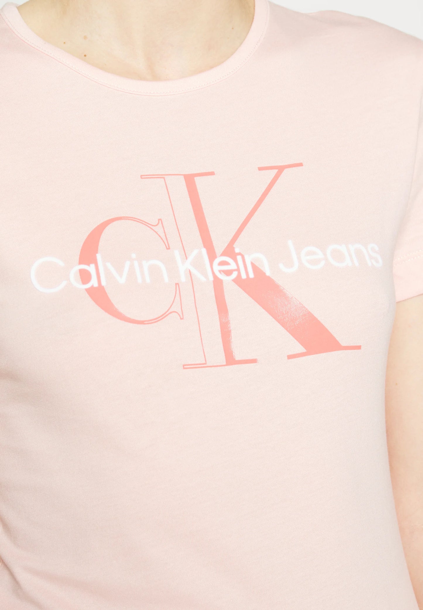 CALVIN KLEIN JEANS GLOSSY MONOGRAM SLIM TEE - Printtipaita