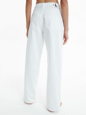 Calvin Klein woven pants 90s Straight Farkut