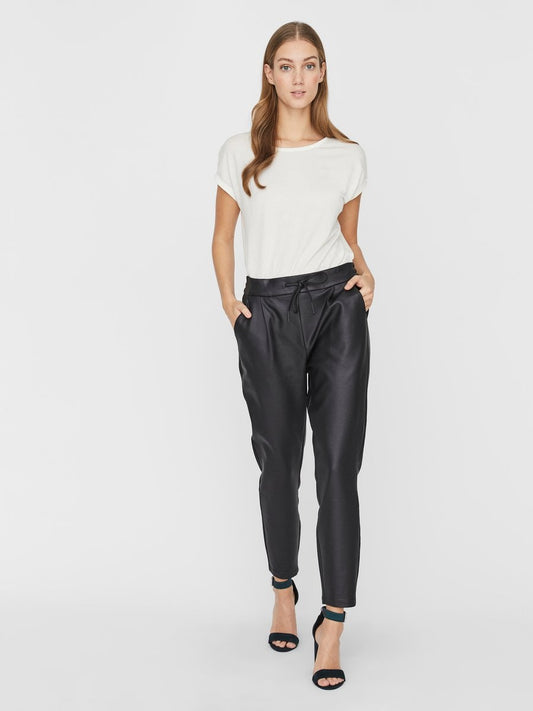 VMEVA MW LOOSE COATED PANT housut