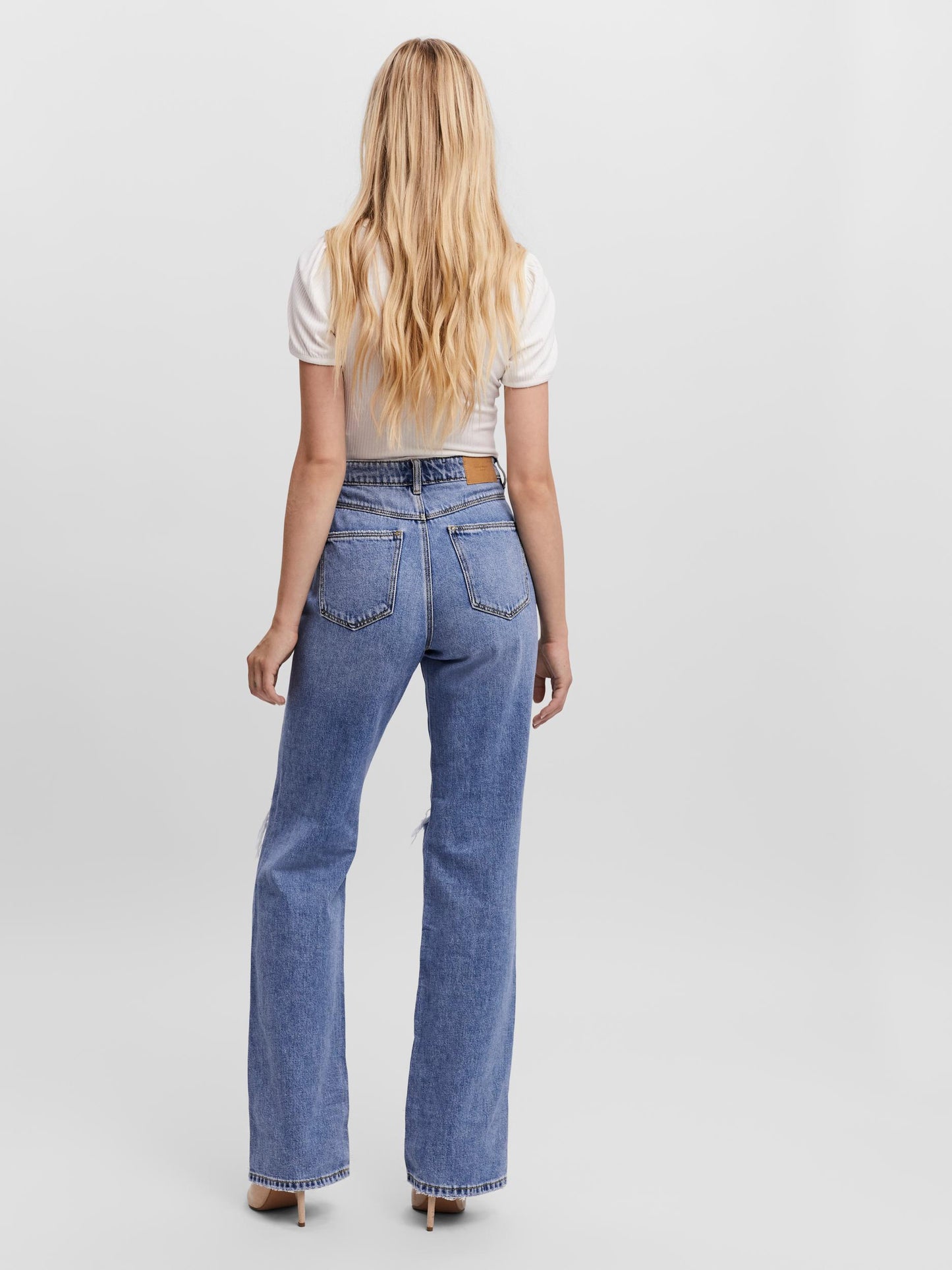 VMKITHY HR STRAIGHT JEANS LI363 GA NOOS Farkut