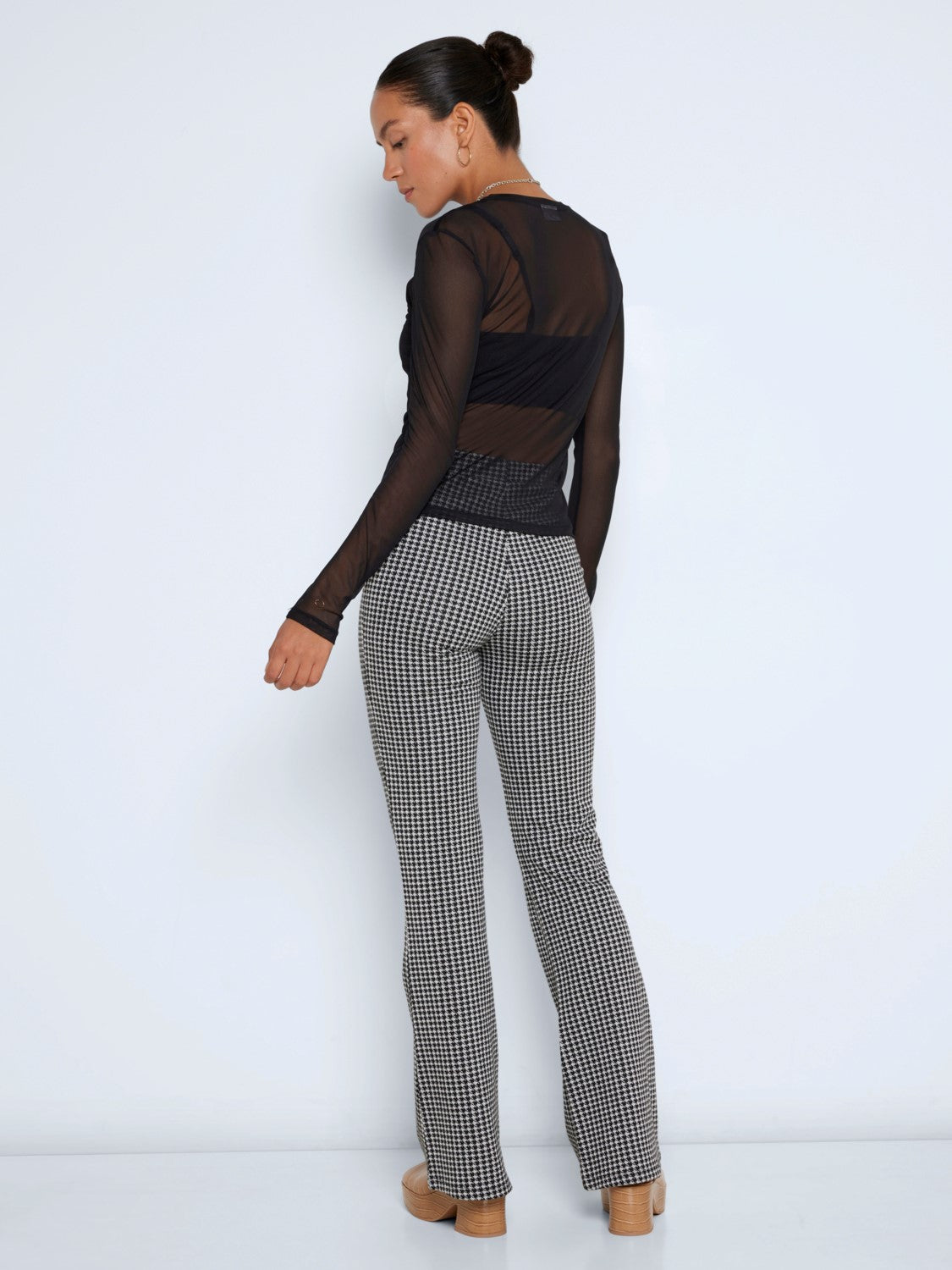 NMJUDITH L/S MESH TOP BG NOOS Paita