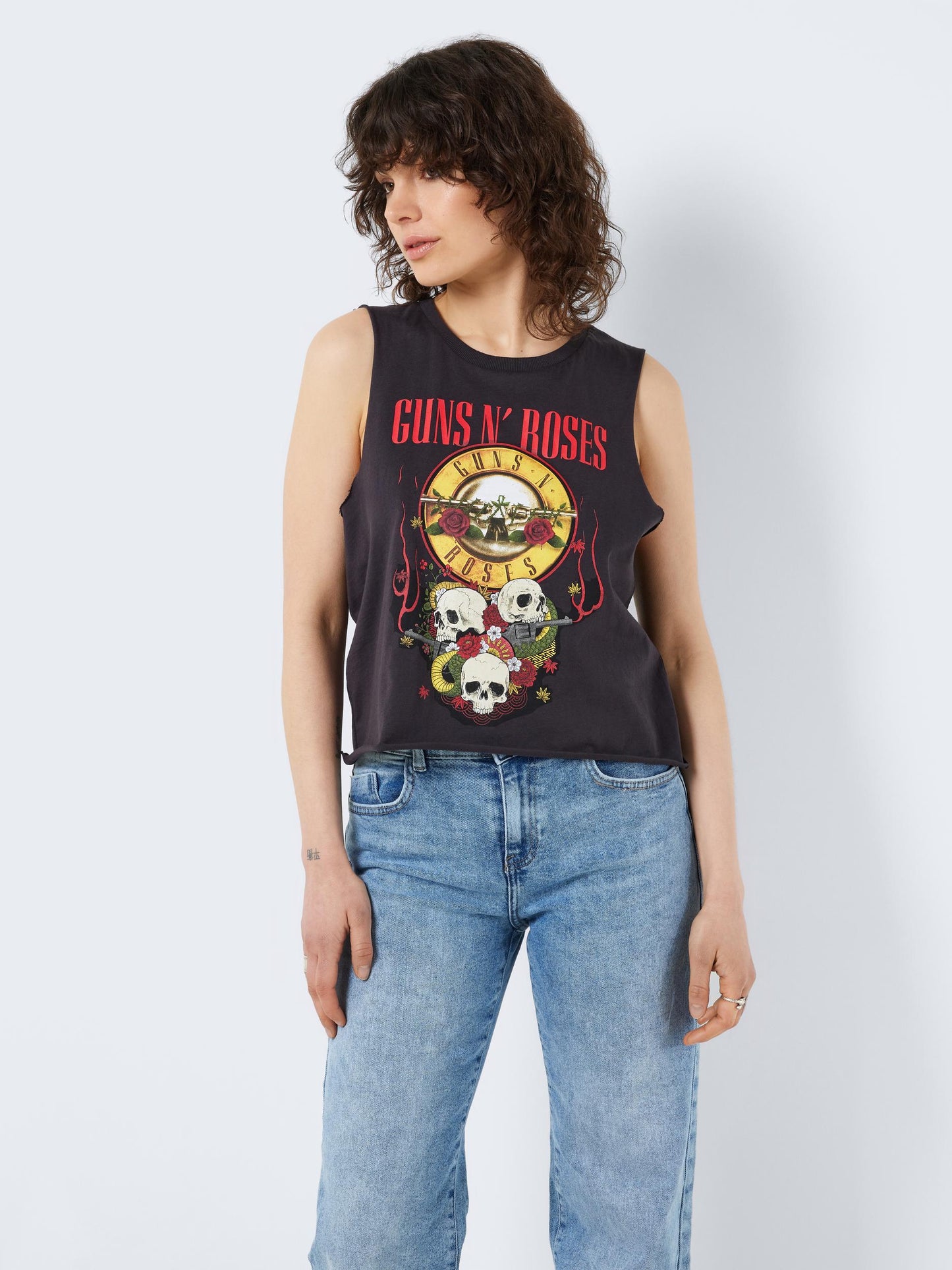 NMMAX S/L GUINS N ROSES O-NECK TOP Toppi