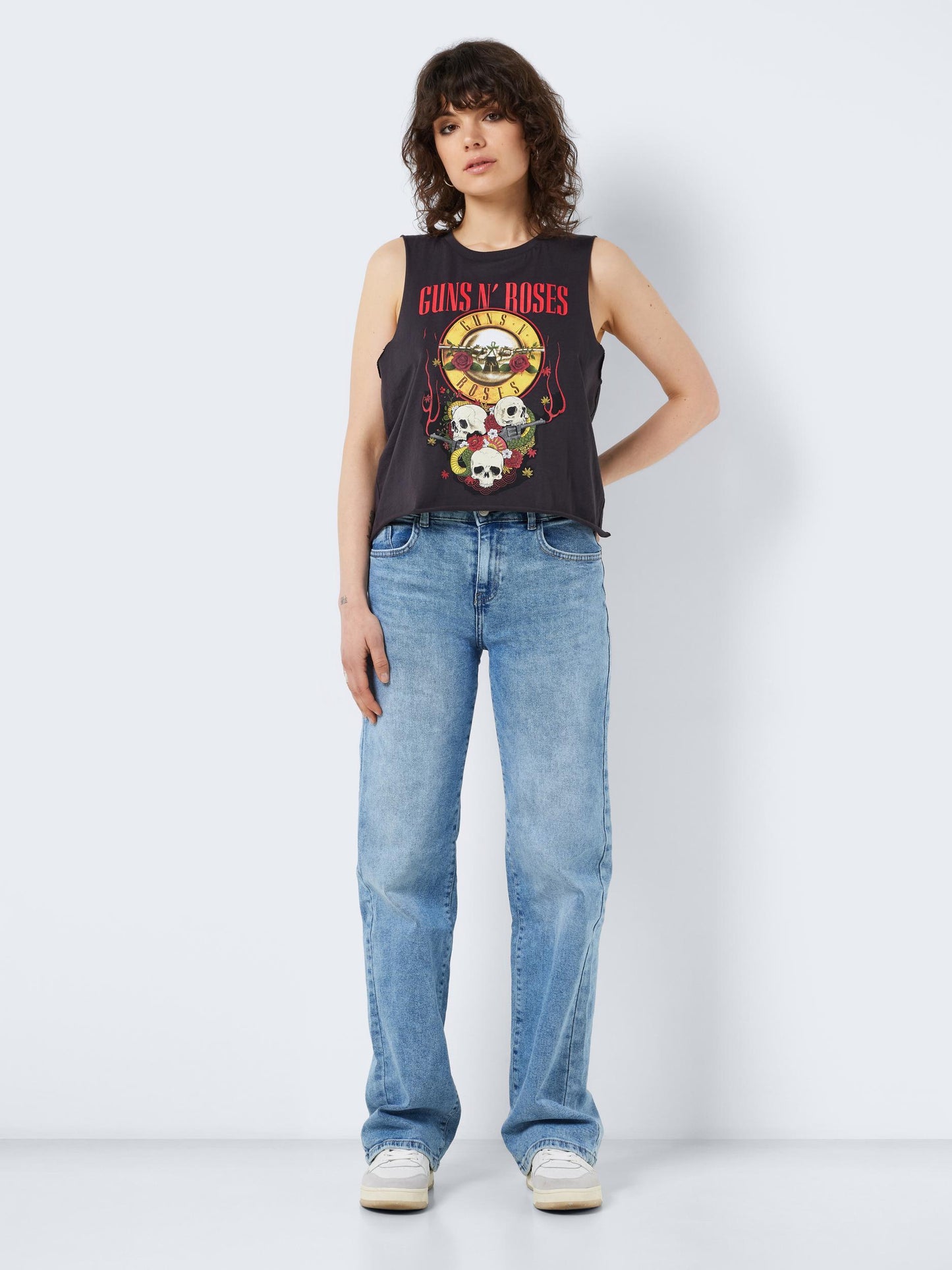 NMMAX S/L GUINS N ROSES O-NECK TOP Toppi
