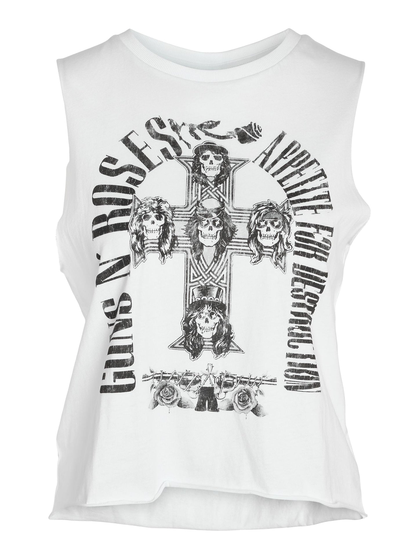 NMMAX S/L GUINS N ROSES O-NECK TOP Toppi
