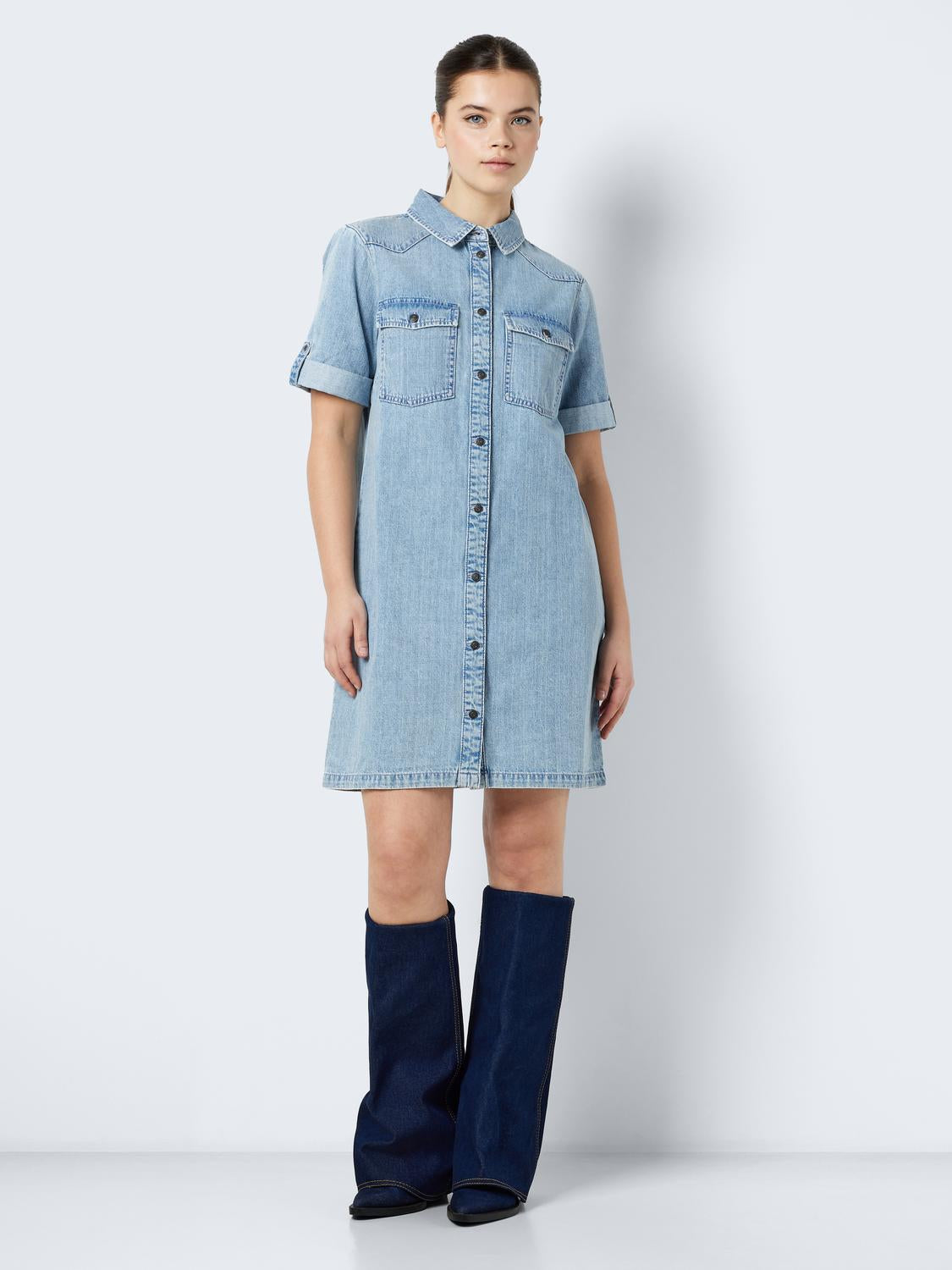 NMNEW SIGNE SS DENIM DRESS Mekko