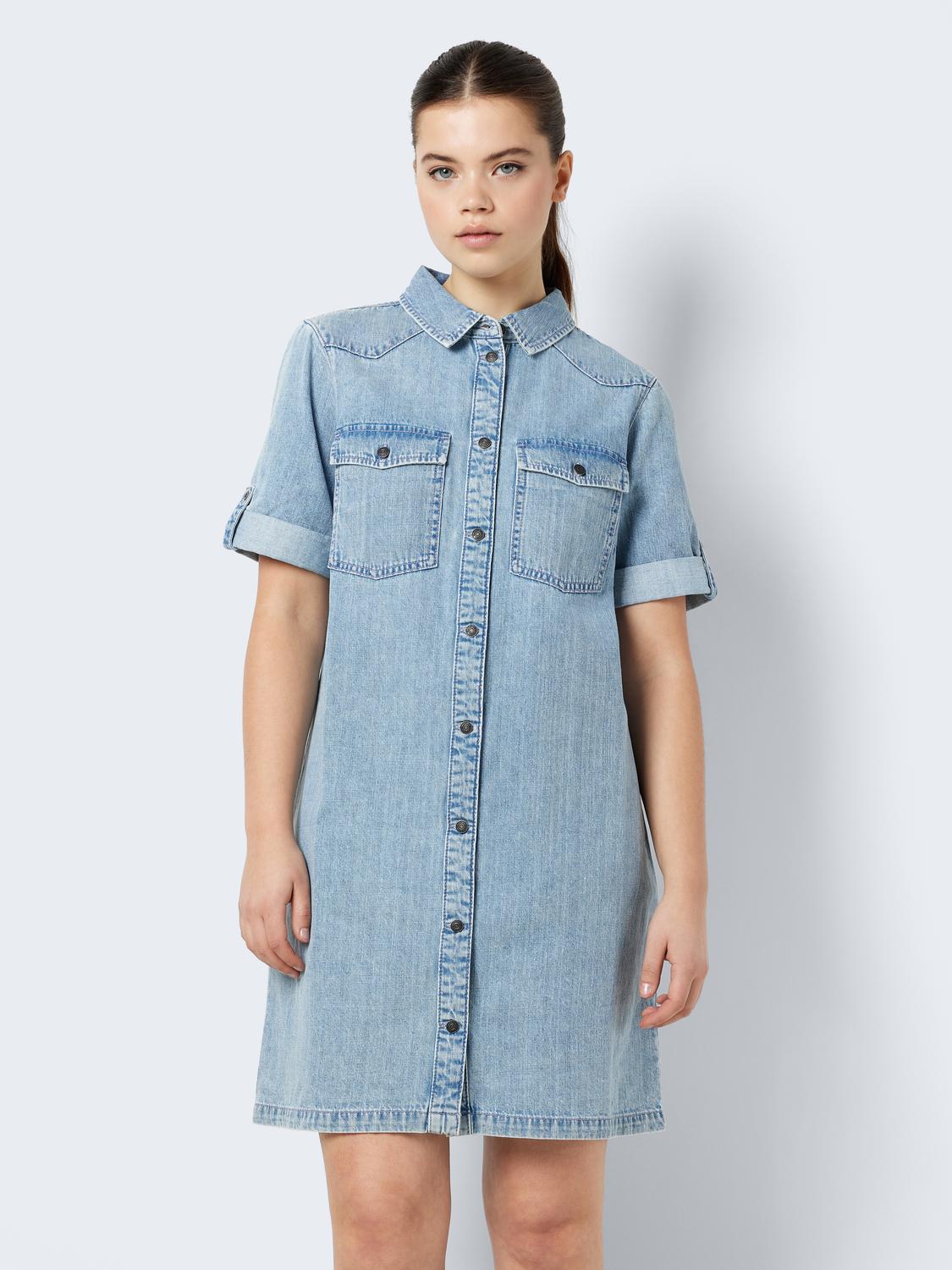 NMNEW SIGNE SS DENIM DRESS Mekko