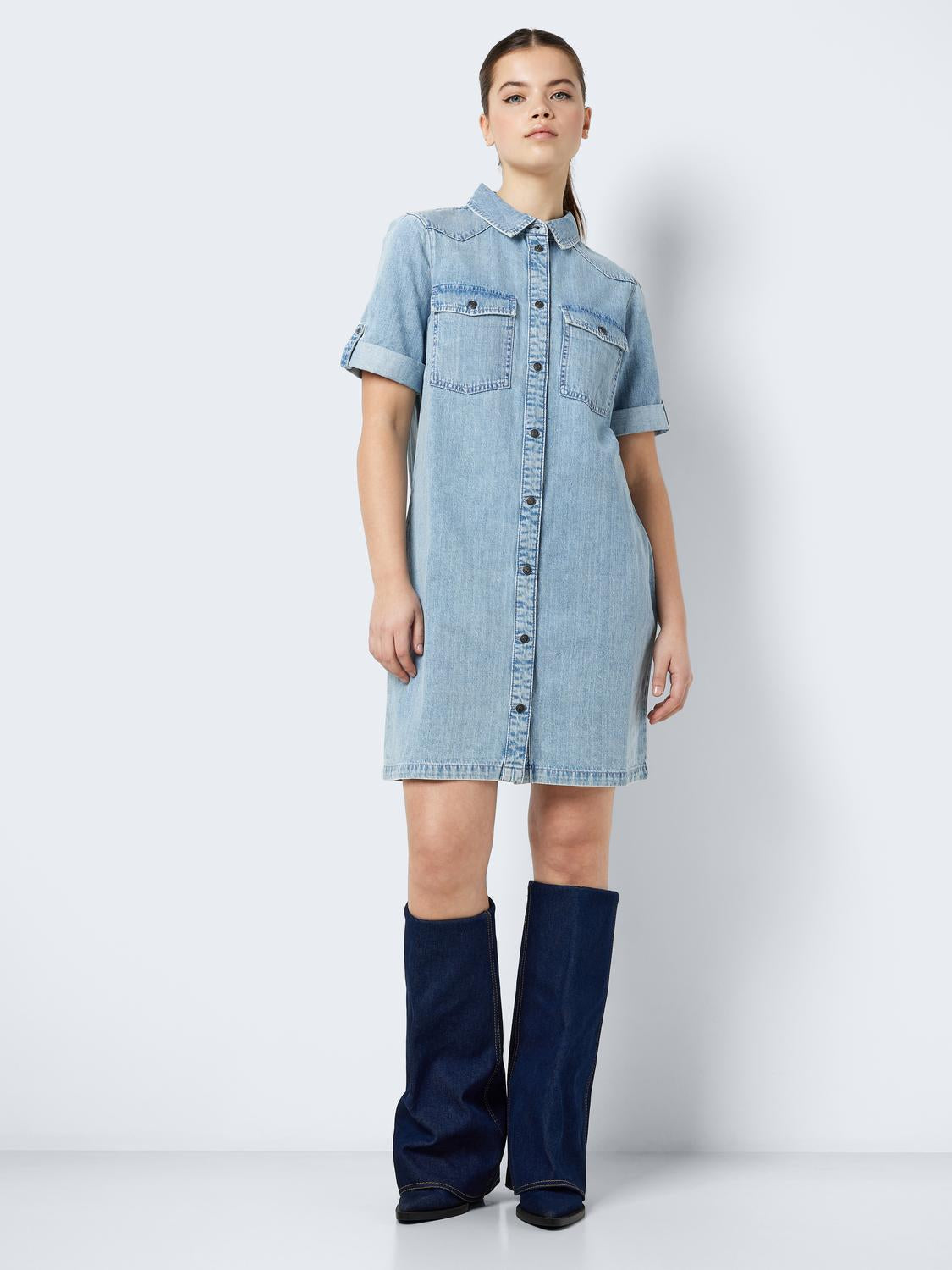 NMNEW SIGNE SS DENIM DRESS Mekko