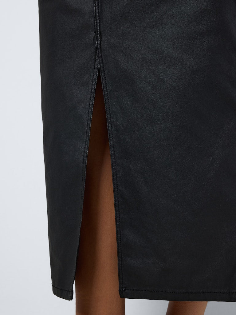 NMKATH NW LIT LONG SKIRT COATED BL NOOS Hame