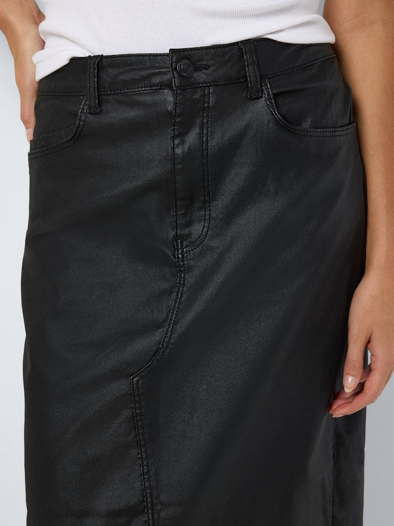 NMKATH NW LIT LONG SKIRT COATED BL NOOS Hame