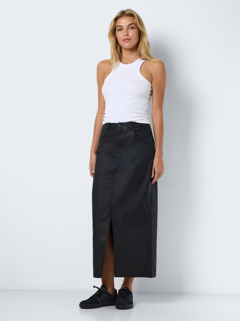 NMKATH NW LIT LONG SKIRT COATED BL NOOS Hame