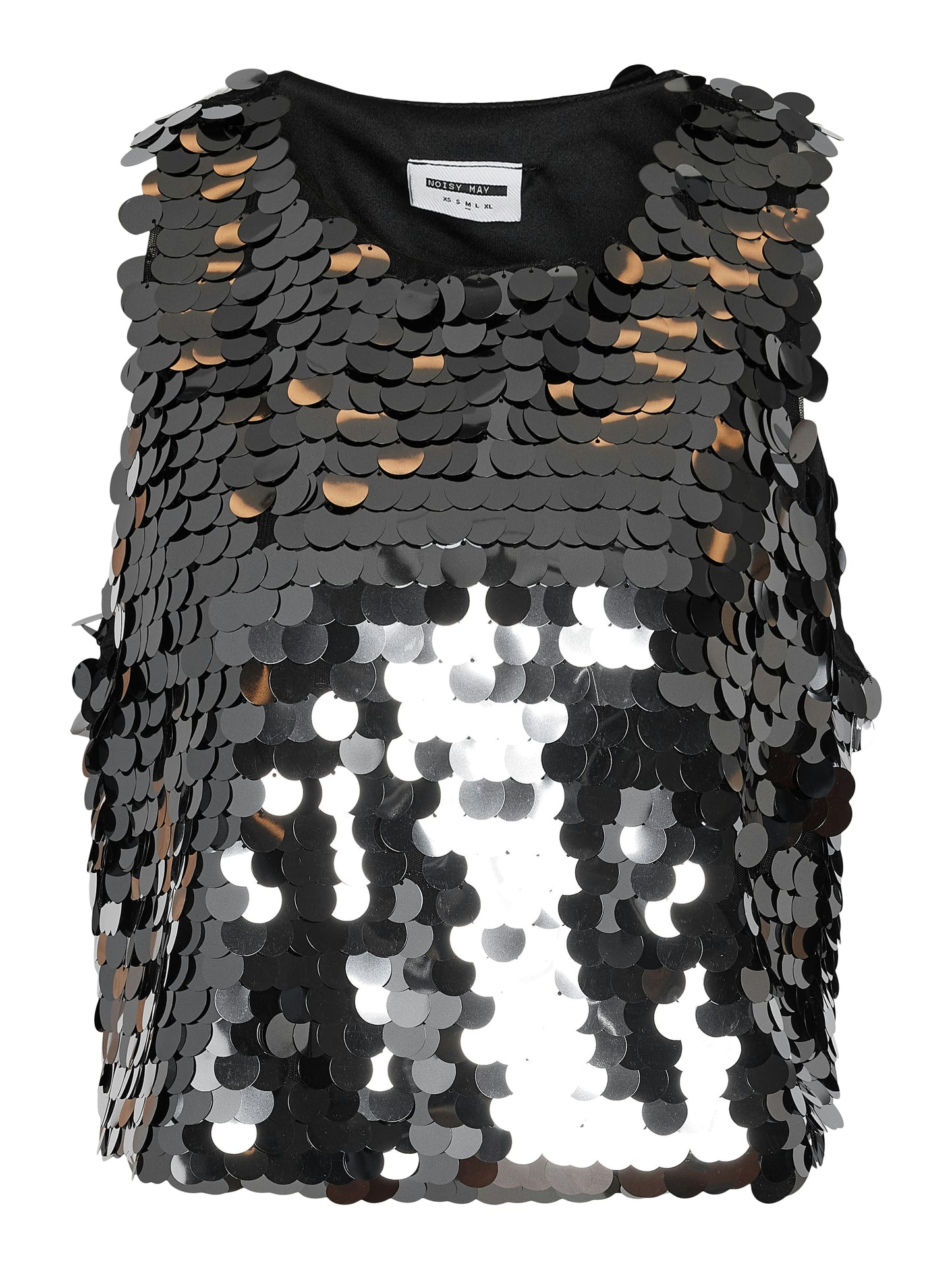 NMMILLE S/L BIG SEQUIN TOP WVN Toppi