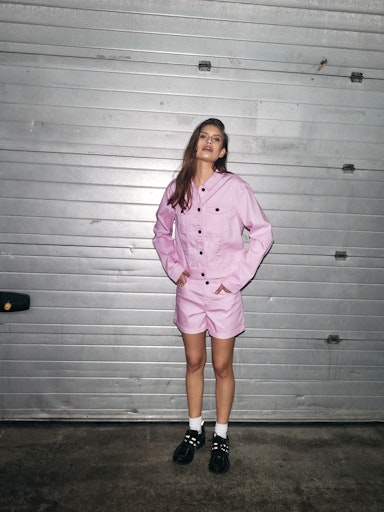 NMDEBRA L/S CLR DENIM JACKET S Farkkutakki