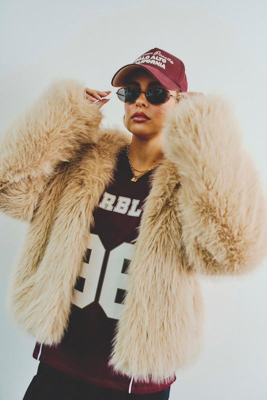 NMEVIE L/S FUR JACKET   Takki