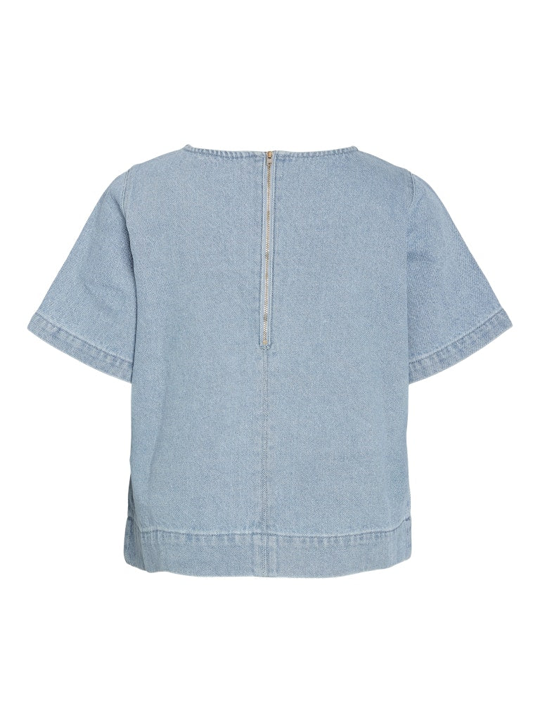 NMJANNEL 2/4 REGULAR SHIRT F088LB Farkkupaita