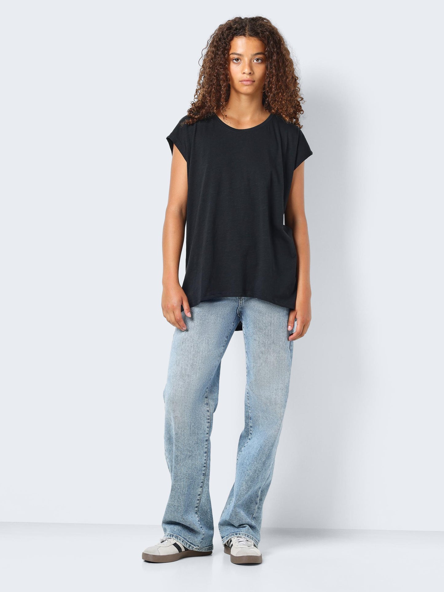 NMMATHILDE S/S LOOSE LONG TOP FWD NOOS T-Paita