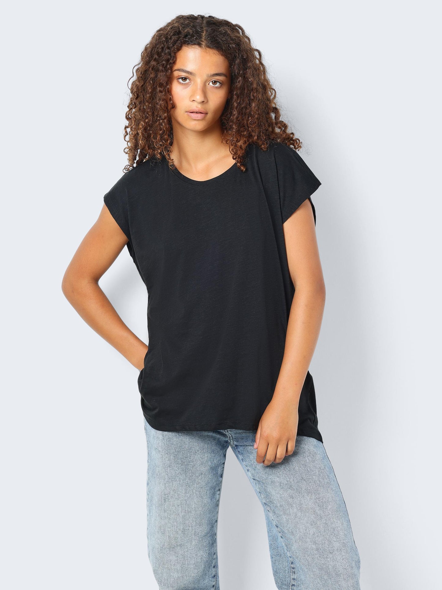 NMMATHILDE S/S LOOSE LONG TOP FWD NOOS T-Paita