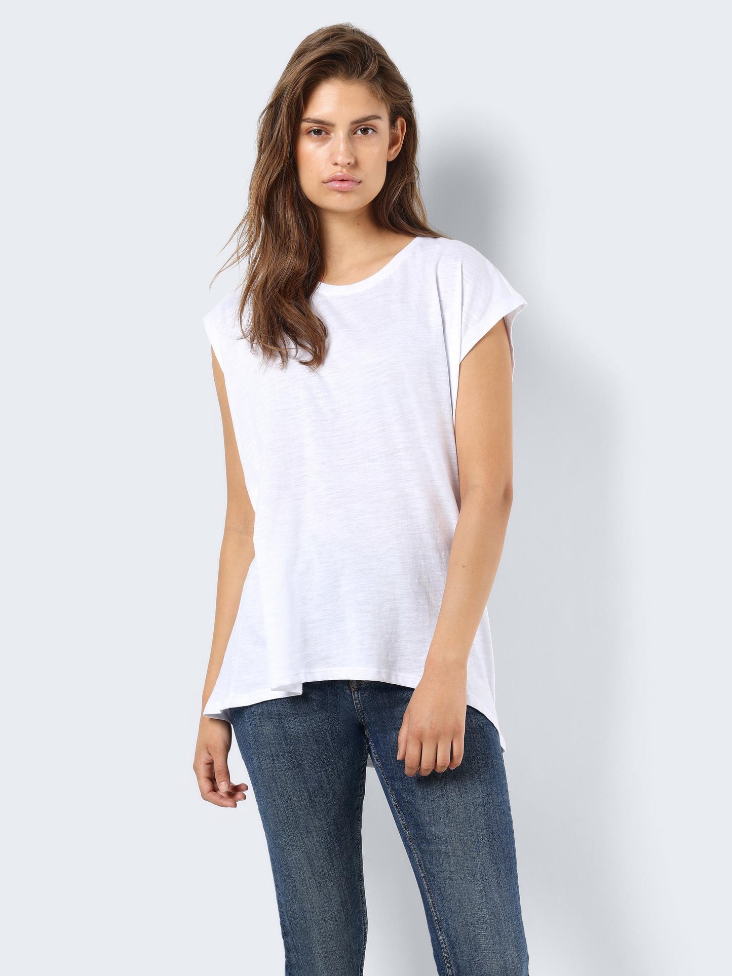 NMMATHILDE S/S LOOSE LONG TOP FWD NOOS T-Paita