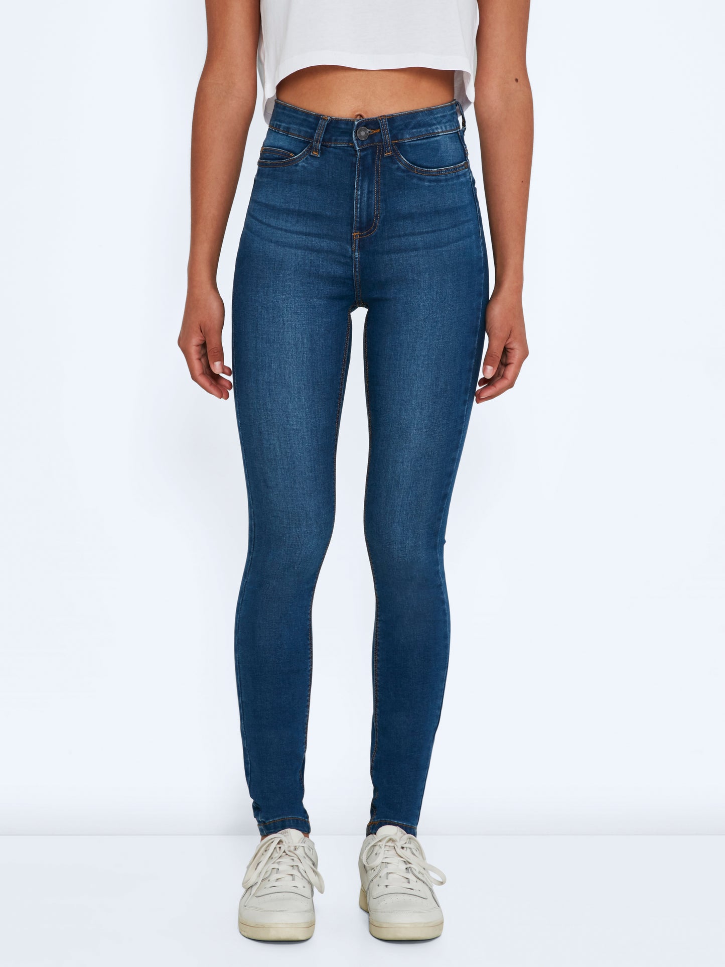 NMCALLIE HW SKINNY BLUE JEANS FWD NOOS Farkut