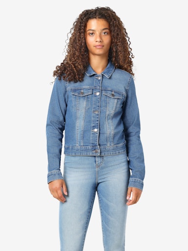 NMDEBRA L/S CLR DENIM JACKET S Farkkutakki