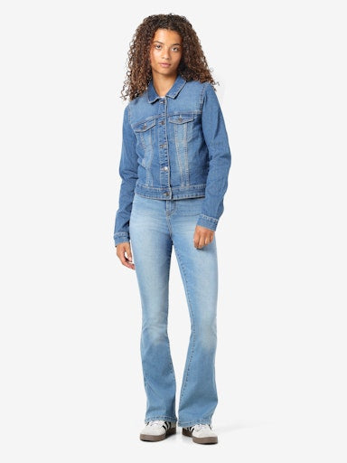 NMDEBRA L/S CLR DENIM JACKET S Farkkutakki