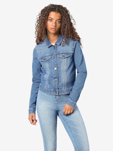 NMDEBRA L/S CLR DENIM JACKET S Farkkutakki