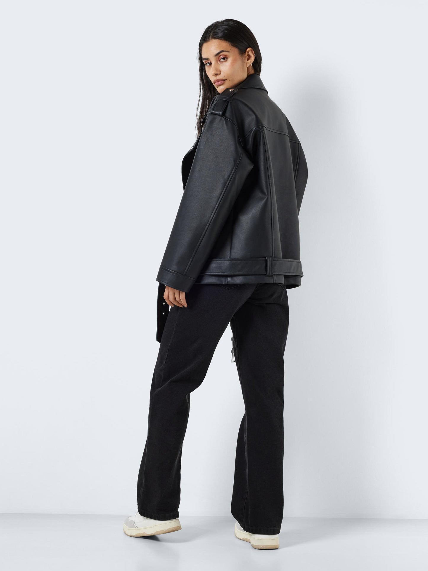 NMPAULINA OVERSIZE BIKER JACKET NOOS Takki