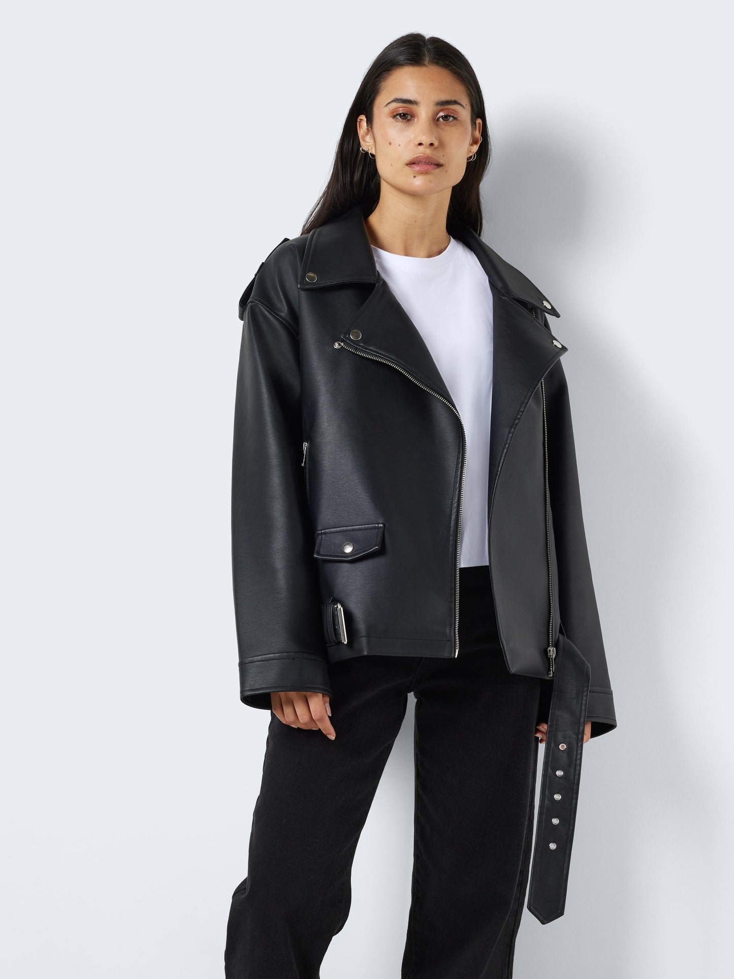 NMPAULINA OVERSIZE BIKER JACKET NOOS Takki