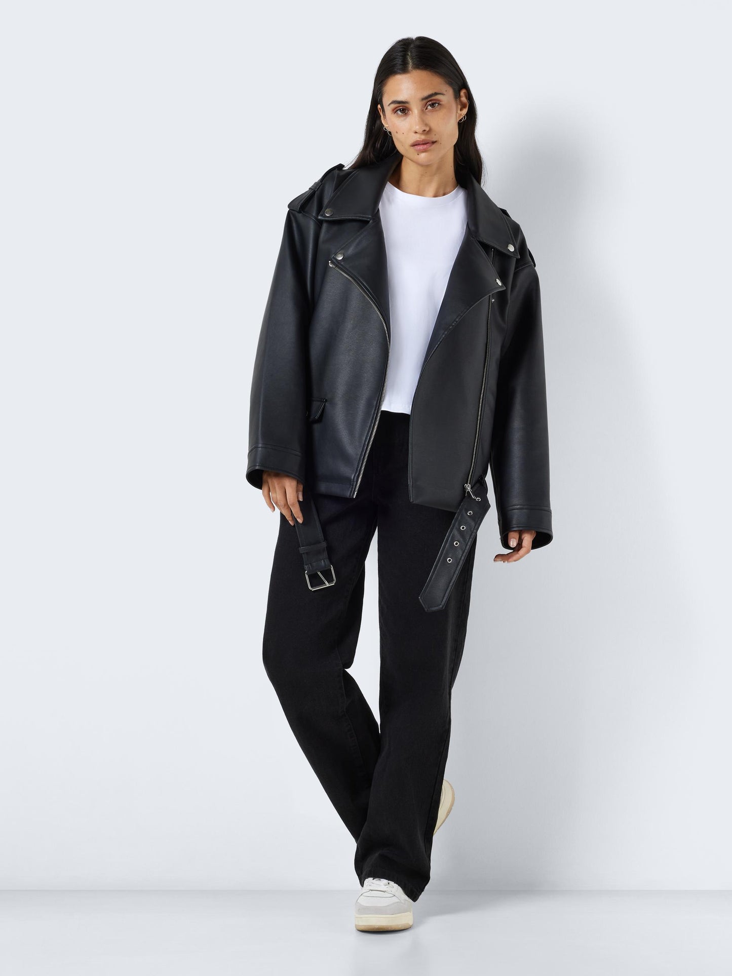 NMPAULINA OVERSIZE BIKER JACKET NOOS Takki