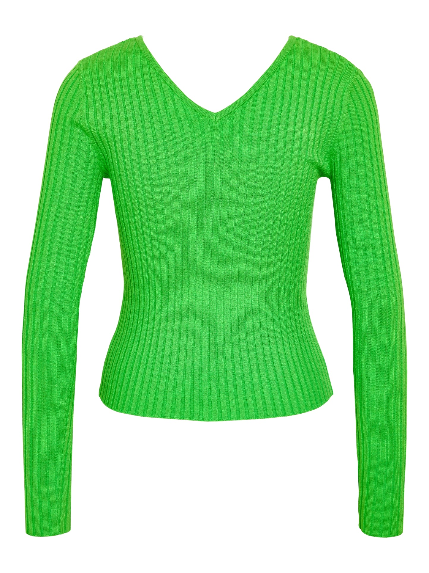 NMPERNILLE L/S V-NECK KNIT TOP FWD Neule