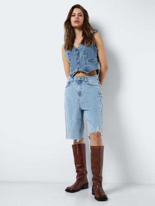 NMJYTTE NW STRAIGHT SHORTS Farkkushortsit