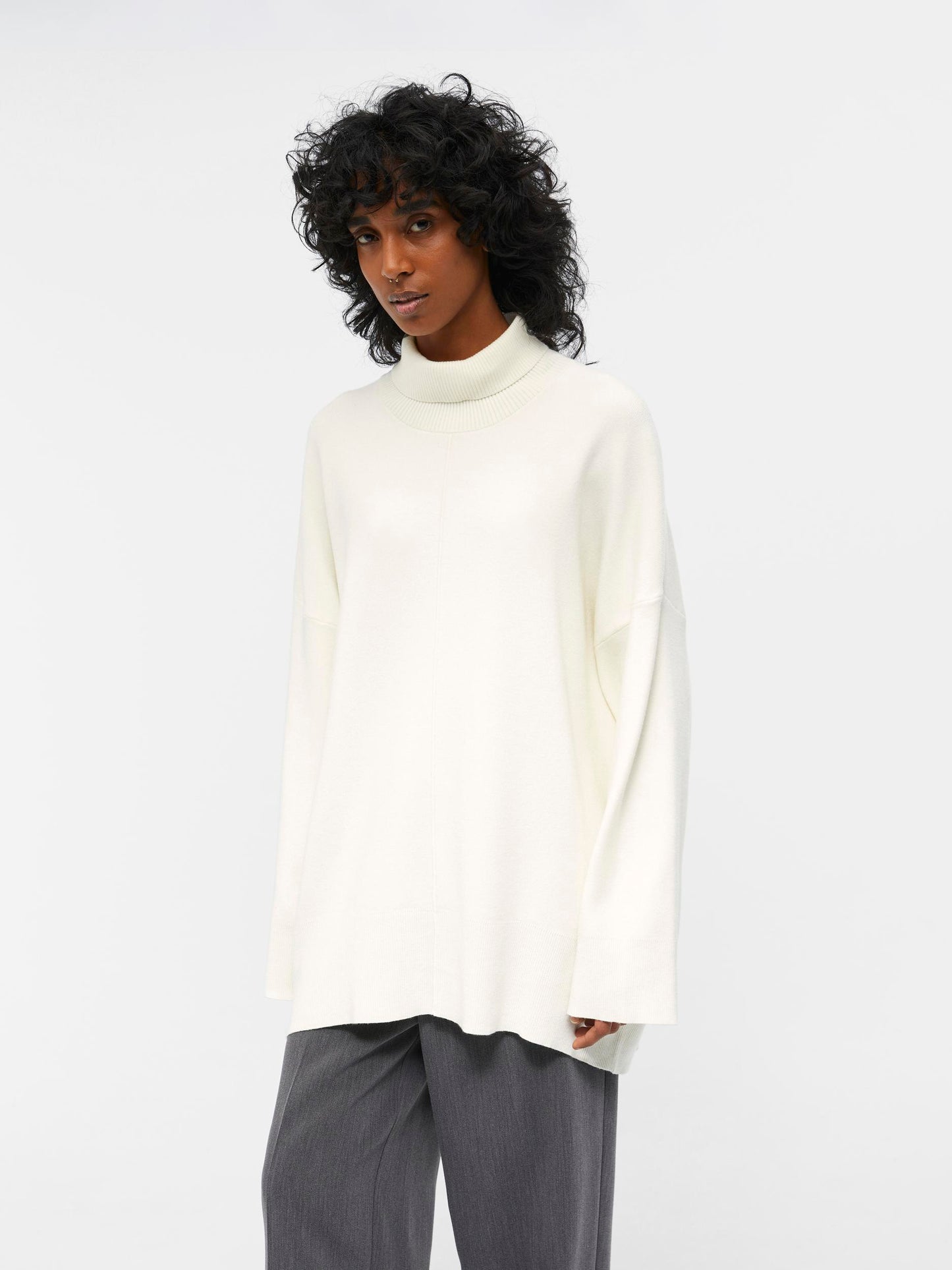 OBJGUNVOR L/S KNIT TUNIC Neule