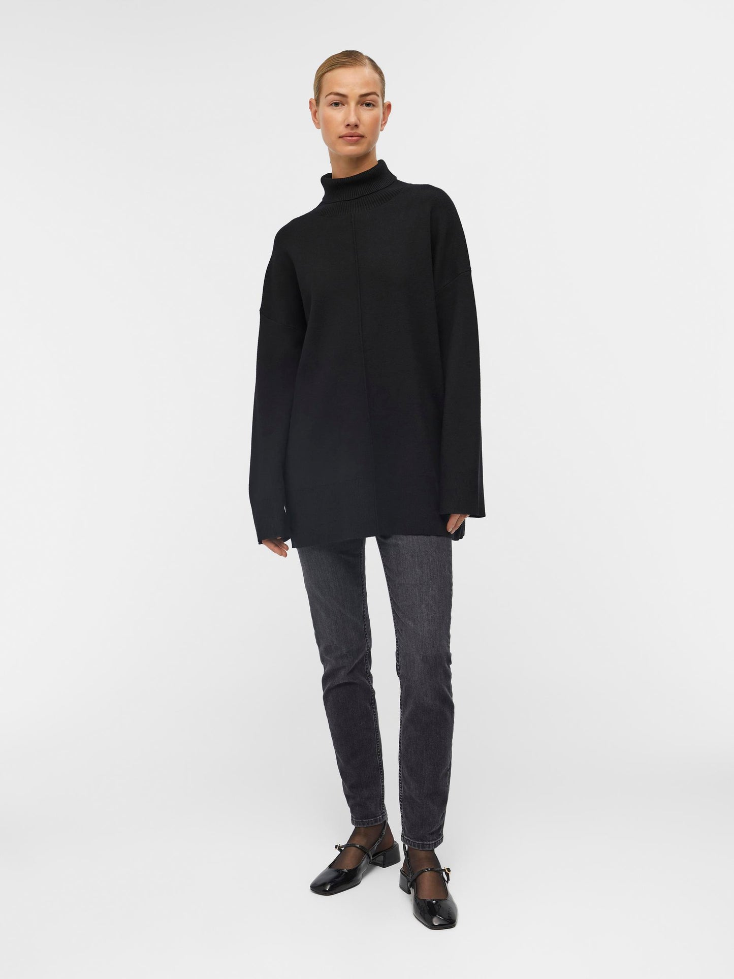 OBJGUNVOR L/S KNIT TUNIC Neule