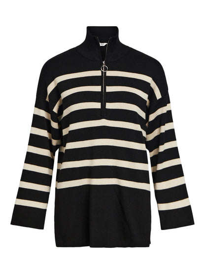 OBJESTER L/S KNIT ZIP PULLOVER Neule