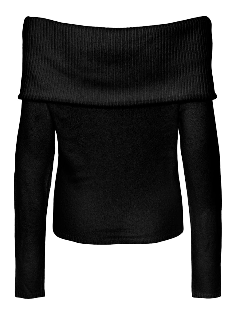 PCRIKO LS OFF SHOULDER KNIT BC Neulepaita