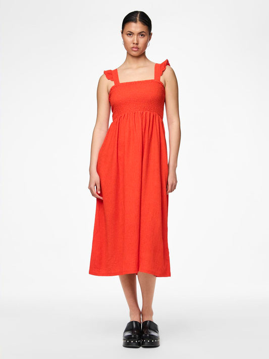 PCLUNA SMOCK STRAP DRESS SA BC Mekko