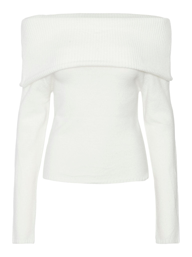 PCRIKO LS OFF SHOULDER KNIT BC Neulepaita