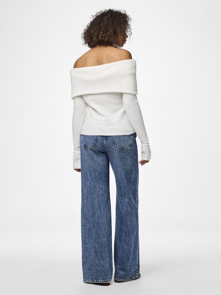 PCRIKO LS OFF SHOULDER KNIT BC Neulepaita