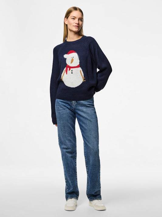 PCSNOWEY LS O-NECK KNIT Neule