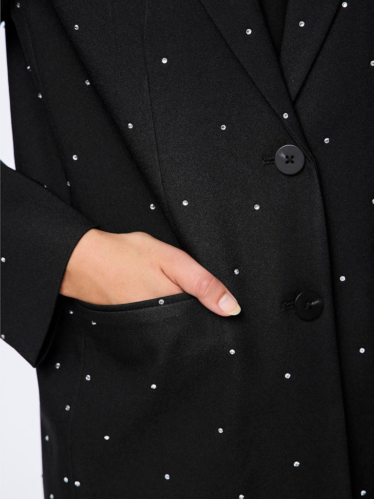 PCPEVA RHINESTONE LOOSE BLAZER Bleiseri