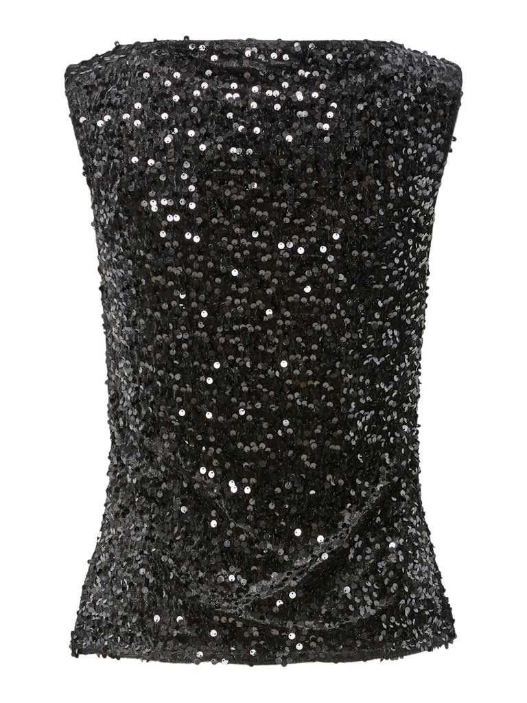 PCKAM TANK TOP JRS BC Paljettitoppi