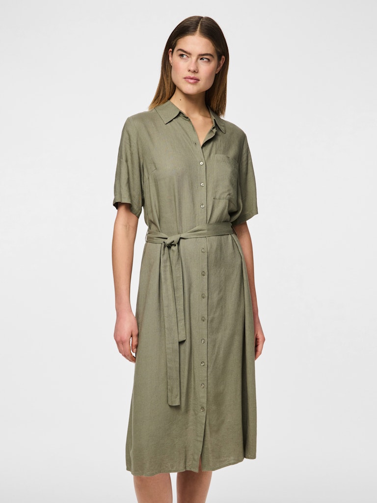 PCPIA2/4 MIDI SHIRT DRESSWVN NOOS Paitamekko